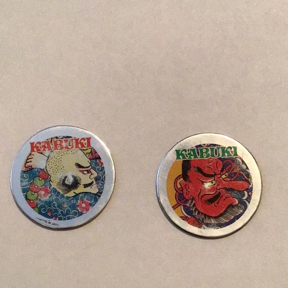 Lot of Two KABUKI   made JAPAN POG